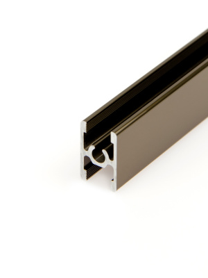 9.ПАРТНЕР Профиль межсекционный под саморез, Шампань матовая (5,8м)